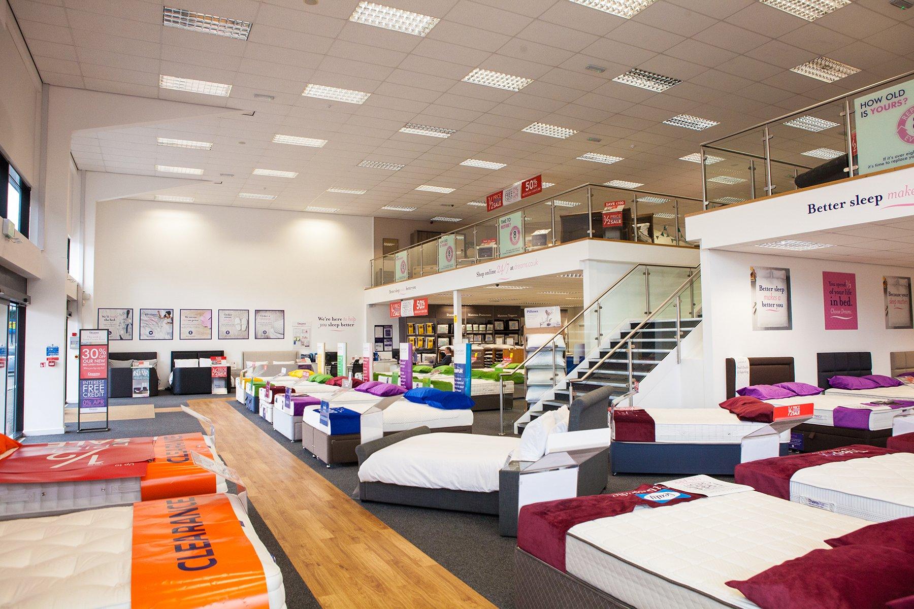 Dreams Store in Leeds Crown Point Beds, Mattresses & Furniture Dreams